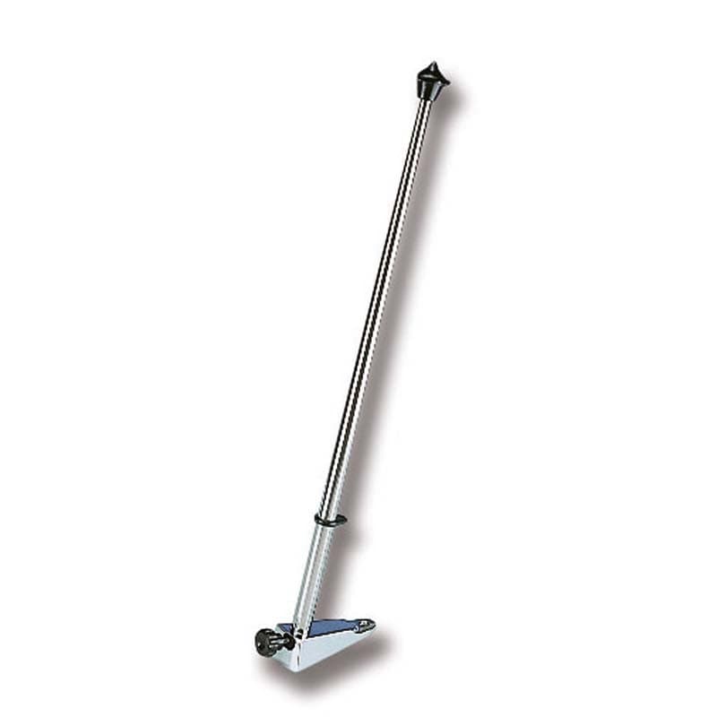 Mastro de bandeira inox com base, 50 cm
