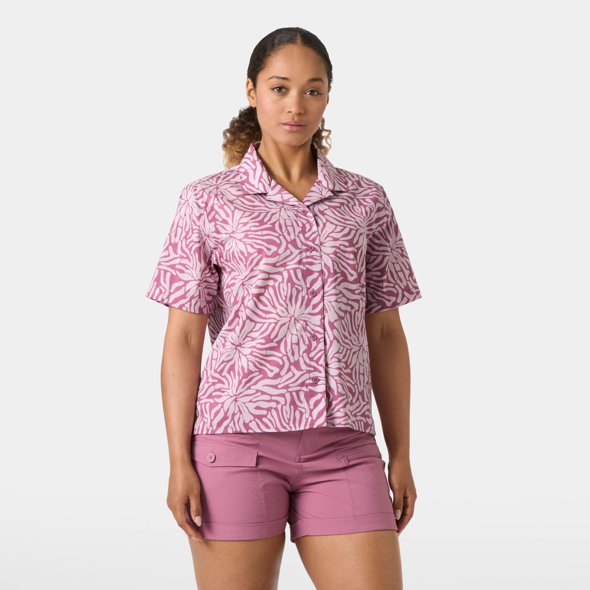 Helly Hansen W HOLMEN SS SHIRT - cor 664