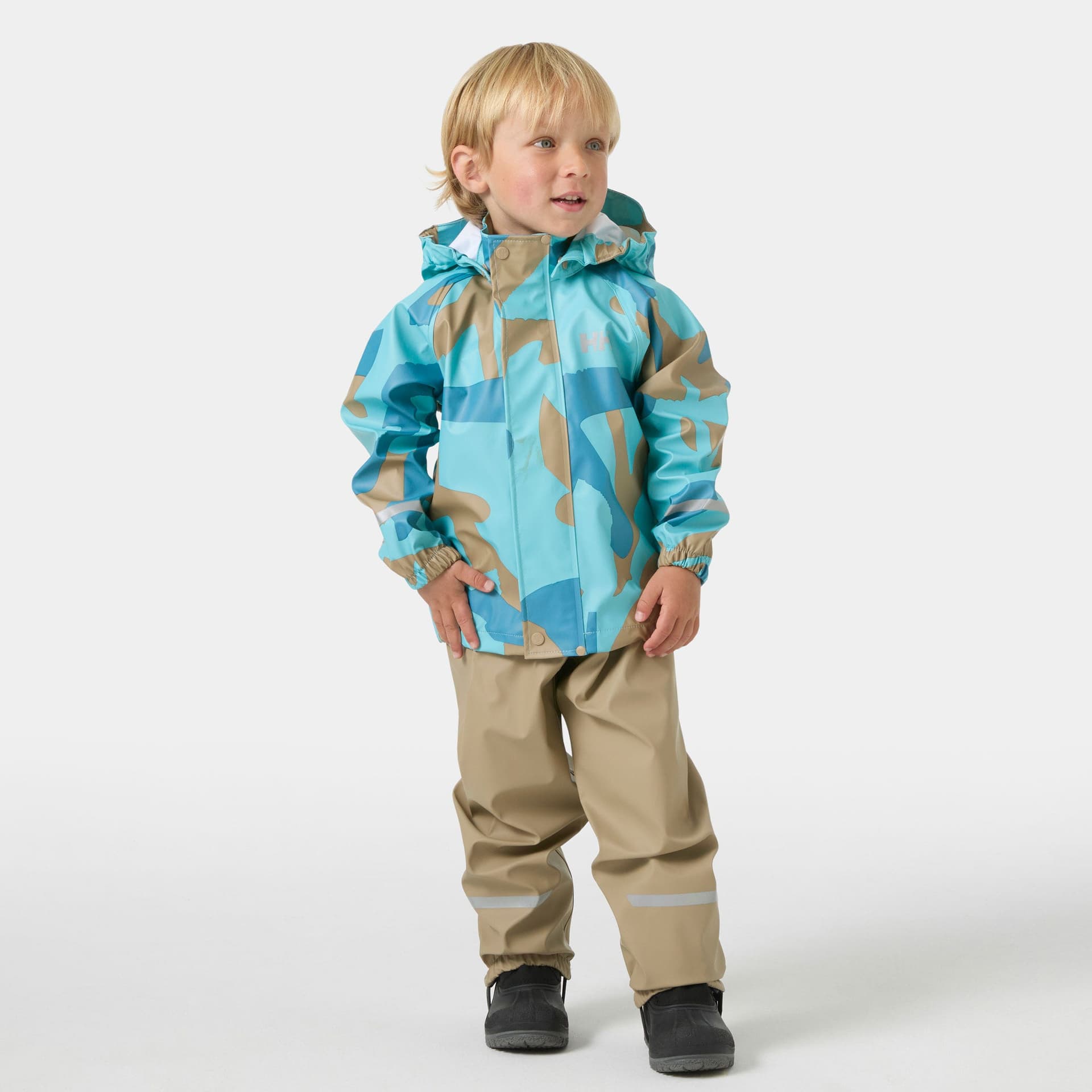 Helly Hansen Kids' Bergen 2.0 PU Rain Set AOP - cor 758