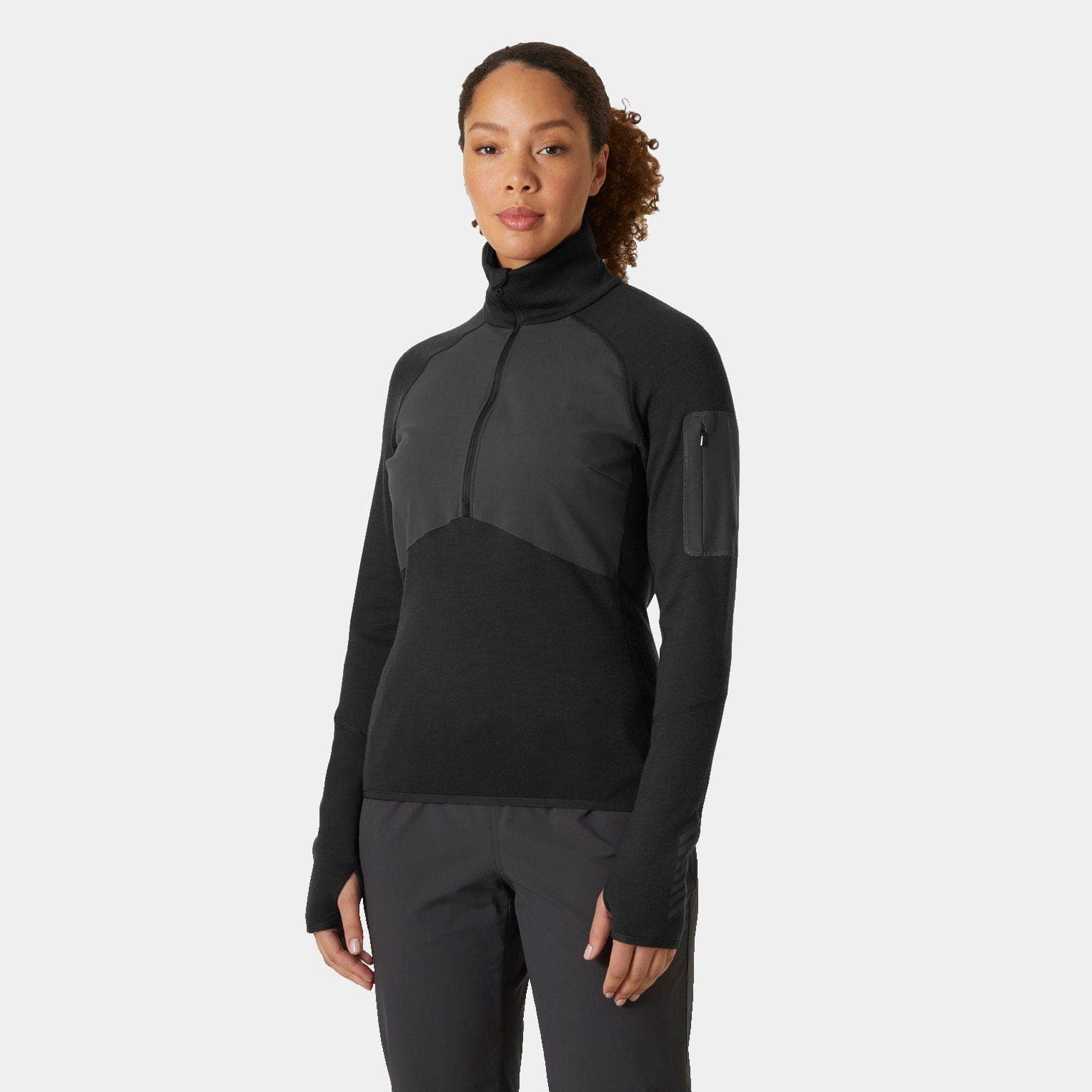 Helly Hansen W LIFA MERINO MIDLAYER 1/2 ZIP - cor 990